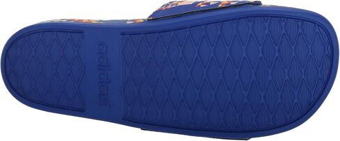 adidas Women's Adilette Comfort Sandals Slide, Bold Blue/Bliss Orange/Bold Blue, 8 in Saudi Arabia