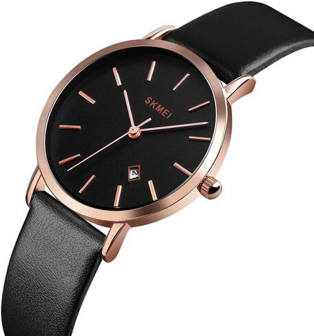 ساعات CakCity Fashion Simple للنساء - ساعة كلاسيكية تناظرية مقاومة للماء للنساء مع تاريخ كوارتز كاجوال للجنسين ساعة معصم للسيدات بسوار شبكي من الفولاذ المقاوم للصدأ in Kuwait