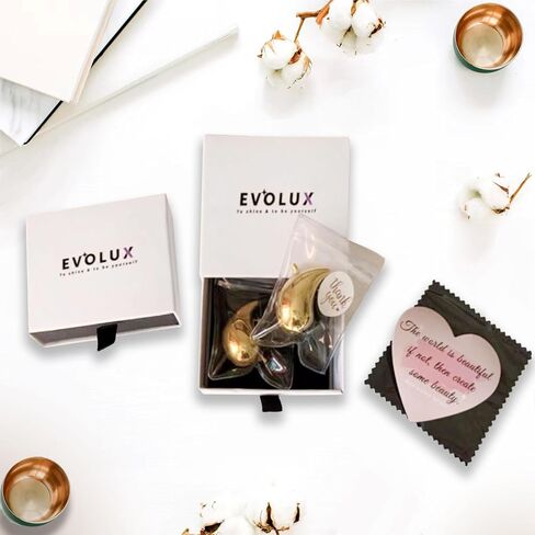 أقراط EVOLUX الذهبية على شكل دمعة للنساء، أقراط ذهبية مكتنزة مطلية بالفضة/الذهب عيار 18 قيراط، أقراط متدلية ذهبية خفيفة الوزن هدية للفتيات والأم والزوجة in Kuwait