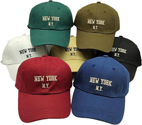 نيويورك القطن قبعة بيسبول للجنسين قابل للتعديل غسلها المتعثرة Snapback قبعة خمر قبعات أبي الكلاسيكية في الهواء الطلق للرجال والنساء in Saudi Arabia