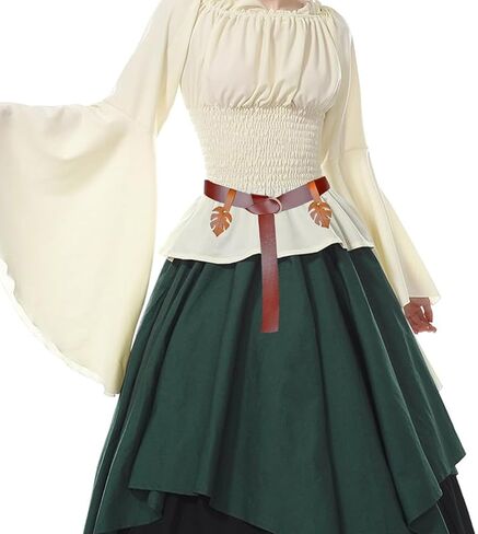 Lunpliran Skirt Hikes Renaissance Medieval Skirt Hike Waistband Accessory for Renaissance Cosplay Masquerade Costumes in Kuwait