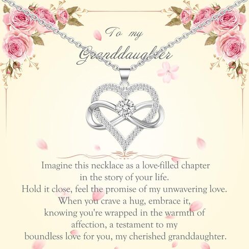 قلادة الحفيدة - قلادة رائعة للحفيدة - قلادة لحفيدتي - عيد الميلاد، الذكرى السنوية، عيد الحب، موسم التخرج، هدية عيد الميلاد للحفيدة in Kuwait