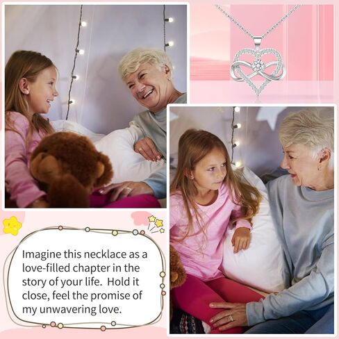 قلادة الحفيدة - قلادة رائعة للحفيدة - قلادة لحفيدتي - عيد الميلاد، الذكرى السنوية، عيد الحب، موسم التخرج، هدية عيد الميلاد للحفيدة in Kuwait