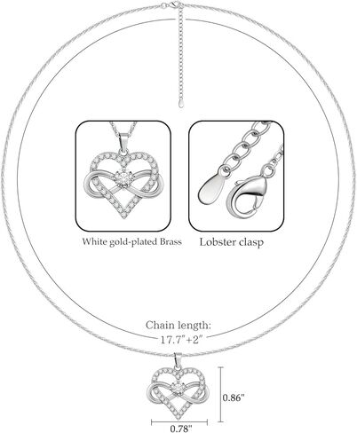 قلادة الحفيدة - قلادة رائعة للحفيدة - قلادة لحفيدتي - عيد الميلاد، الذكرى السنوية، عيد الحب، موسم التخرج، هدية عيد الميلاد للحفيدة in Kuwait