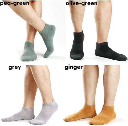 Mottee&Zconia Women/Mens Crew Socks Retro Style Cotton Quarter Athletic Basic Socks in Kuwait