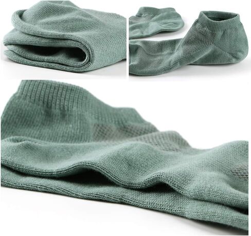Mottee&Zconia Women/Mens Crew Socks Retro Style Cotton Quarter Athletic Basic Socks in Kuwait
