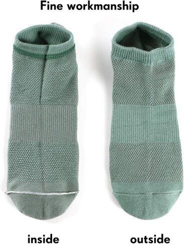 Mottee&Zconia Women/Mens Crew Socks Retro Style Cotton Quarter Athletic Basic Socks in Kuwait