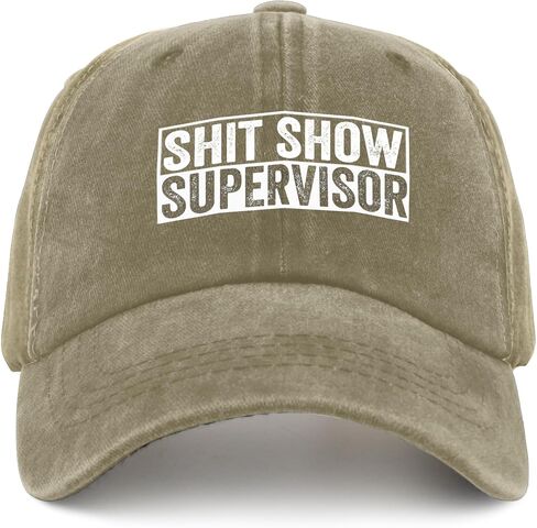 قبعة جولف مشرفة من Shit Show، قبعة سفر، قبعة سوداء للمشي لمسافات طويلة، هدايا للنساء، قبعة صيفية للرجال in Saudi Arabia