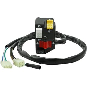 M MATI Handlebar Control Switch Start Kill Stop Headlight button for Honda FourTrax Recon 250 TRX250TM 2005-2006 35200-HM8-B00