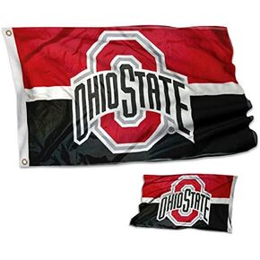 Ohio State Buckeyes Double Sided Flag