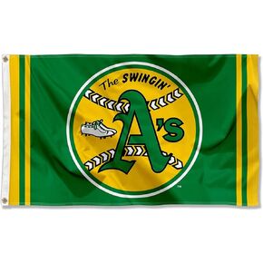 Oakland Athletics Retro Vintage Logo Flag and Banner