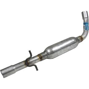 Walker Exhaust Quiet-Flow SS 53376 Direct Fit Exhaust Resonator and Pipe Assembly 2.125" Inlet (Inside) 2.18" Inlet (Outside)