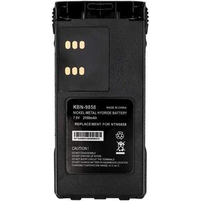 NTN9815/A/AR/B NTN9858/A/AR/B/C Two-Way Radio Battery 2100mAh Ni-MH 7.5V Battery Compatible for Motorola XTS1500 XTS2500 PR1500 MT1500 with Belt Clip