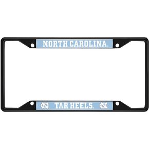 FANMATS 31268 NC State Wolfpack Metal License Plate Frame Black Finish