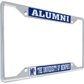 University of Memphis Tigers UM Tigers Metal License Plate Frame for Front or Back of Car Officially Licensed (Alumni)