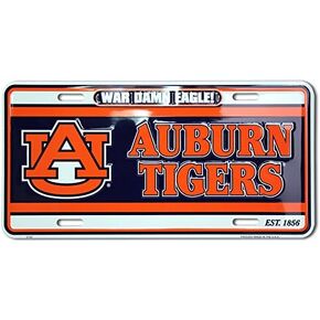 Auburn War Eagles College Novelty License Plate