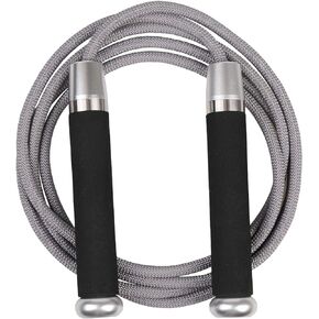 BlitzBite Professional Weighted Jump Ropes 1.41LB Adjustable Speed Skipping Rope Ball Bearings Anti-Slip Handles Boxing MMA Cardio Training Full body Exercise