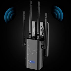 معزز إشارة موسع واي فاي، مكرر واي فاي 2024 يصل إلى 9000 قدم مربع وأكثر من 35 جهاز للمنزل، معزز واي فاي موسع الإنترنت مع منفذ إيثرنت، إعداد سهل بنقرة واحدة in Kuwait