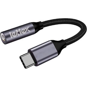 USB C to 3.5mm Jack Audio Adapter Aluminum Casing Type C to USB Female Adapter Type C Adapter USB to Aux Adapter USB C to Headphone Jack 3.5 Mm Audio Cable Headphone Adapter for Samsung/Huawei