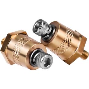 Battery Terminal Connectors,Battery Post terminals,for M8 Top or Side Terminal Charging Posts,Battery Cable Terminals,Battery Post Adapter,Stud Extender Screws,Stud Extender Extension (2 Pack)