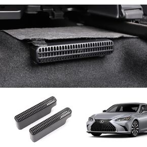 Compatible with 2018 and 2024 Lexus ES rear seat ventilation hood, two-piece rear air conditioning vent protector, upgraded ABS mesh cover, suitable for ES250 ES300H ES350 interior accessories in Kuwait