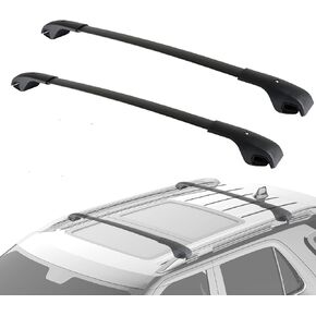 Cross Bars Cargo Roof Racks Rooftop Rails Luggage Rack Fits for Cherokee 2014-2023 Canoe Kayak Bike Snowboard Skiboard Roof Rack Cross Bars