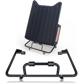 Adjustable Hard Top Carrier Hardtop Storage Cart Compatible with 1976-2024 Jeep Wrangler JK JL YJ TJ JKU JLU Unlimited and Newer Jeep Wrangler CJ-7 Sliding Bracket Rack Movable, 2/4 Door-Black
