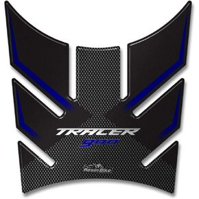 Motorcycle 3D Stickers with YamahaTracer 900 2019. Tank Pad Protections from Impact and Scratches. Resin Stickers - Made in Italy