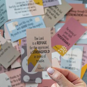 DIVERSEBEE Bible Verse Cards, 60 Unique, Assorted Mini Scripture Encouragement Motivational Inspirational Prayer Cards, Christian Bible Gifts (Delicate)