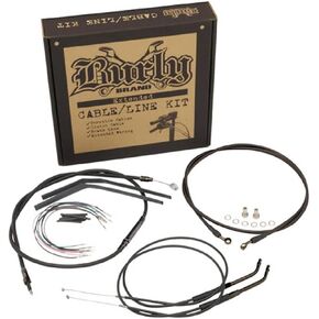 BURLY B30-1036 Cable/Brake Line Kit for 12" Height Apehanger Handlebars