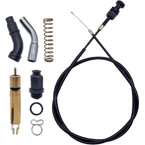 Choke Cable and Starter Valve Plunger Kit Compatible With Honda TRX450 Foreman 450 es 1998 1999 2000 2001 2002 20032004