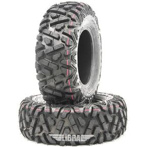 Set 2 WANDA UTV Tires 24x9-10 6PR for 05-16 Kawasaki Mule 610 4x4 Front