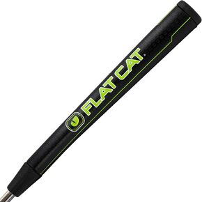 FLAT CAT Pistol Putter Grip Standard 8733, Oversized Traditional Shape Golf Grip, Butt End of The Grip is Rounded and Tapers Into A Flat Top, 12.2"L X 1.37"W, Weighs 79g