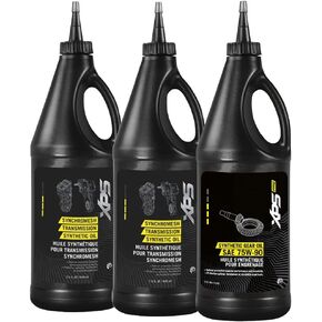 Tusk Drivetrain Oil Change Kit with Can-Am Oil For Can-Am Maverick X3 Max Turbo R 64 Inch 2017-2019