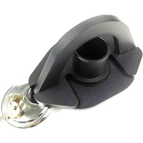 Trailer Hitch Coupler Lock 2 5/16" High Security Black Powder Coating