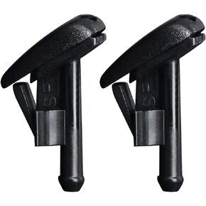 Windshield Washer Nozzle Aftermarket Replacement Accessory Fit for BMW (92-99)318i, (92-95) 325i, (1996-2002) Z3, (92-95)320i. OEM #: 61601384859. (2pcs)