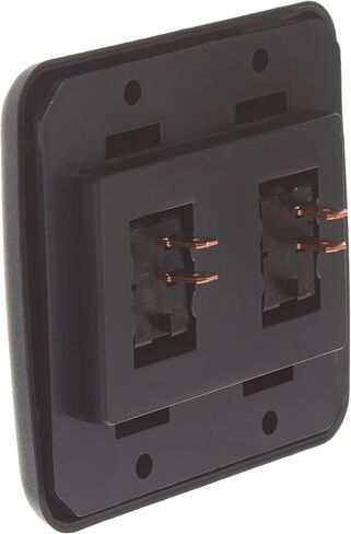 منتجات JR 12235 مفتاح تشغيل وإيقاف SPST مزدوج أسود مع إطار in Saudi Arabia