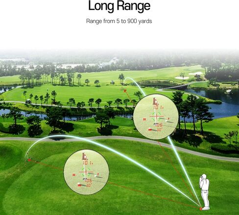Mini OLED Golf Rangefinder مع شاشة منحدر OLED Golf Rangefinder Flag Lock مع اهتزازات الليزر Rangefinders التركيز السريع والمسح المستمر Golf Rangefinder in Saudi Arabia