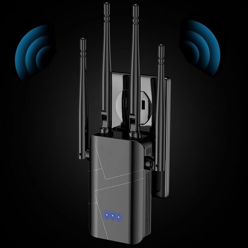 معزز إشارة موسع واي فاي، مكرر واي فاي 2024 يصل إلى 9000 قدم مربع وأكثر من 35 جهاز للمنزل، معزز واي فاي موسع الإنترنت مع منفذ إيثرنت، إعداد سهل بنقرة واحدة in Kuwait