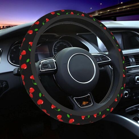 Autism Puzzle Steering Wheel Covers Non Slip Neoprene Steering Wheel Protector Cover Universal 15 Inch for Men Women in Saudi Arabia