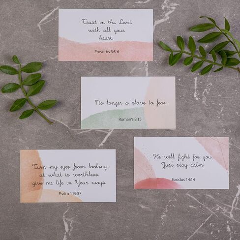 DIVERSEBEE Bible Verse Cards, 60 Unique, Assorted Mini Scripture Encouragement Motivational Inspirational Prayer Cards, Christian Bible Gifts (Delicate) in Saudi Arabia