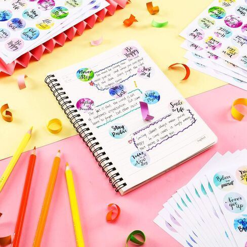 Inspiring Planner Stickers Inspirational Quote Stickers Encouraging Stickers Motivational Encouragement Stickers for Book Phone Car Bike Scrapbook (480 Pieces) in Kuwait