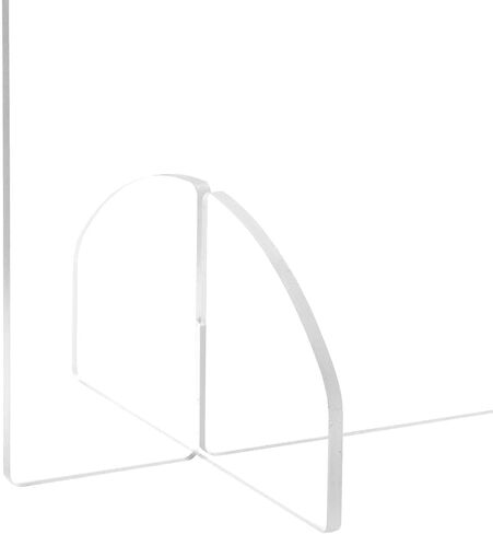 Safco Products Protective Acrylic Portable Sneeze Guard, Freestanding Cough & Sneeze Shield for Workers, Receptionists & Customers, 29.5"W x 23.5"H, Sturdy 0.236" Material Thickness in Saudi Arabia