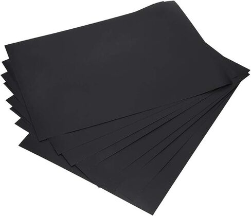 MYOYAY Plain Magnet Sheets 20 mil 10 Pack Flexible Magnet Sheet 8" x 11" Magnets on One Side Magnetic Mats Black for Storing Craft Cutting Dies in Saudi Arabia