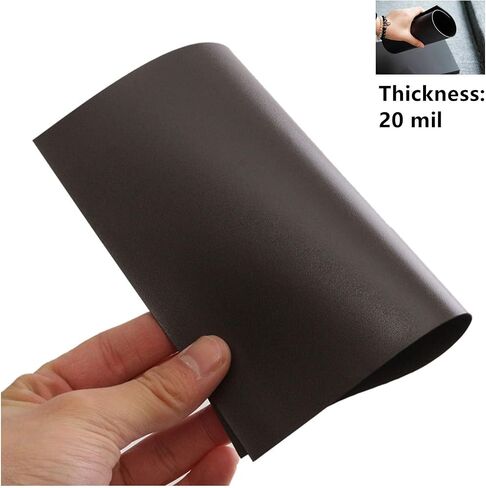 MYOYAY Plain Magnet Sheets 20 mil 10 Pack Flexible Magnet Sheet 8" x 11" Magnets on One Side Magnetic Mats Black for Storing Craft Cutting Dies in Saudi Arabia