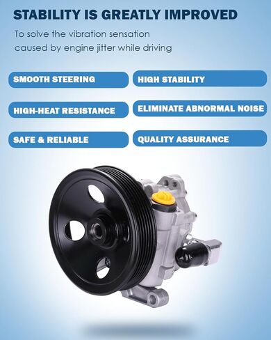ECCPP 21-5326 Power Steering Pump Power Assist Pump Fit for 2000-2006 for Mercedes-Benz S430, 2000-2006 for Mercedes-Benz S500, 2001-2002 for Mercedes-Benz S55 AMG in Saudi Arabia