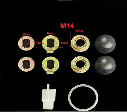 مجموعة براغي LGEGE 14 مم لمحرك محور الدراجة الإلكترونية، مجموعة صواميل غطاء برغي عمود الغسالة لمحركات الدراجات الكهربائية العادية in Kuwait