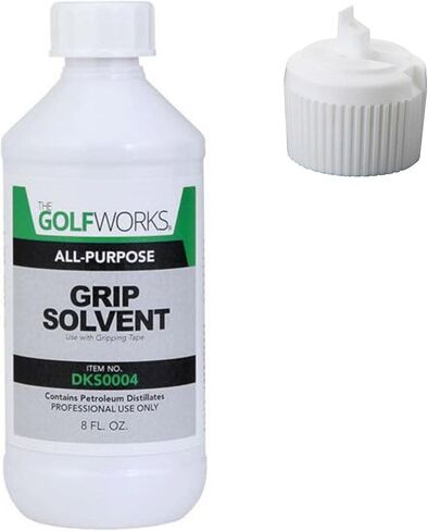 Golf Club All Purpose Grip Solvent (8 Ounce Bottle w/Easy Pour Cap) in Kuwait