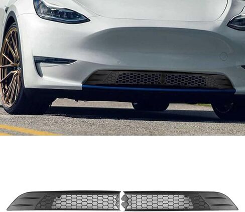 Front Grill Guard, Front Grill Mesh Compatible with 2019-2022 Tesla Model Y, Black Air Inlet Vent Grille Cover Model Y in Saudi Arabia