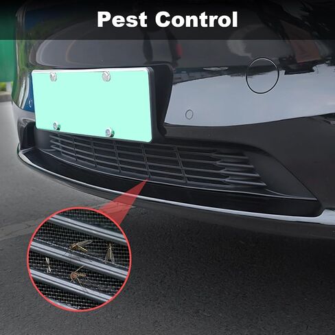 Front Grill Guard, Front Grill Mesh Compatible with 2019-2022 Tesla Model Y, Black Air Inlet Vent Grille Cover Model Y in Saudi Arabia